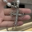 Y2K Pearl Cross Pendant Necklace Women Punk Retro Women Religious Zircon Chain Necklaces Girls Hip Hop Party Trendy Jewelry Gift