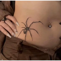 1 Sheet Spider Tattoo Sticker Waterproof and Long-lasting Temporary Tattoo