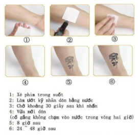 1 Sheet Spider Tattoo Sticker Waterproof and Long-lasting Temporary Tattoo