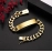 Boutique Jewelry Color Protection Plating 18K True Gold K Gold Noble Luxury Jewelry 10mm Men's and Women's Side Chain Bracelet