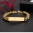 Boutique Jewelry Color Protection Plating 18K True Gold K Gold Noble Luxury Jewelry 10mm Men's and Women's Side Chain Bracelet